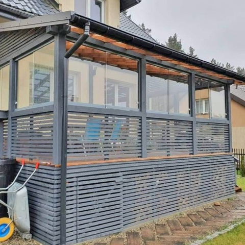 Systèmes de châssis sans cadre pour clôtures de balcon, le producteur de la Pologne