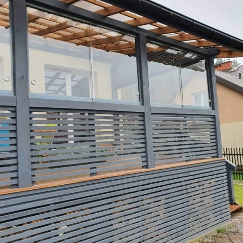 Systèmes de châssis sans cadre pour clôtures de balcon, le producteur de la Pologne