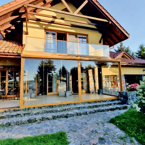 Systèmes de châssis sans cadre pour clôtures de balcon, le producteur de la Pologne